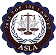 ASLA - 2016 Top 100 Lawyer