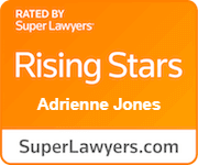 Rated by Super Lawyers Rising Stars Adrienne Jones